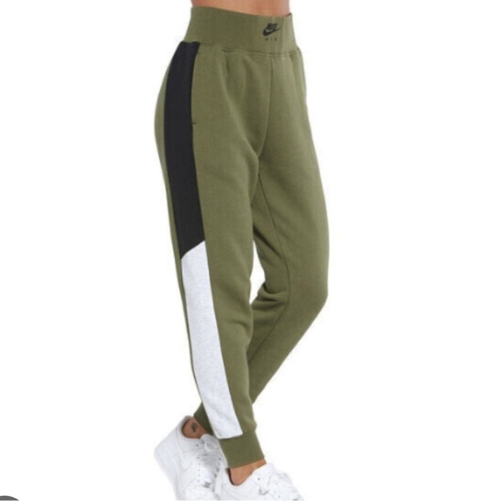 Nike Air Fleece Olive Jogger Pants size S Women